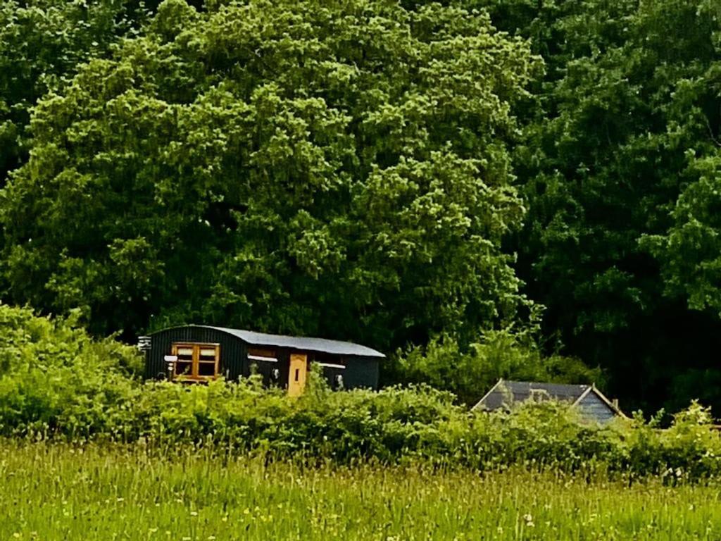 Shepherds Hut With Scandinavian Hot Tub And Hydromassager Sway Luaran gambar
